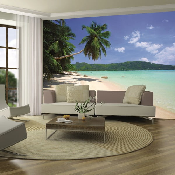 Veľkoformátová tapeta Palmová pláž, 315x232 cm