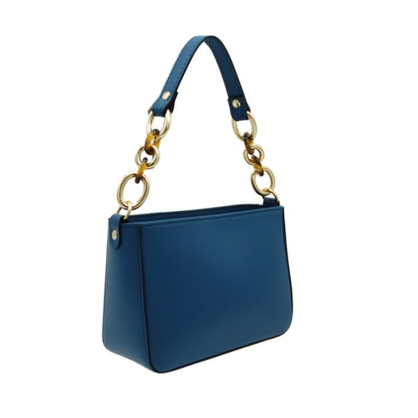 Modrá kabelka z pravej kože Andrea Cardone Mers