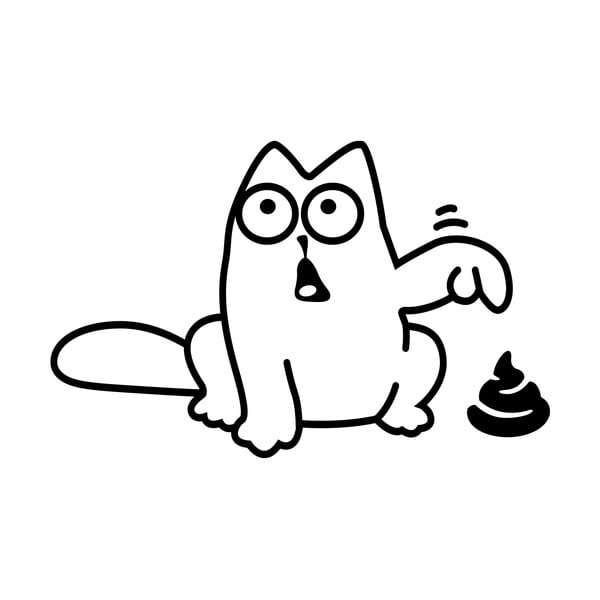 Samolepka Ambiance Funny Cat-image-1