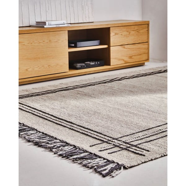 Svetlohnedý vlnený koberec 160x230 cm Eneo – Kave Home-image-3