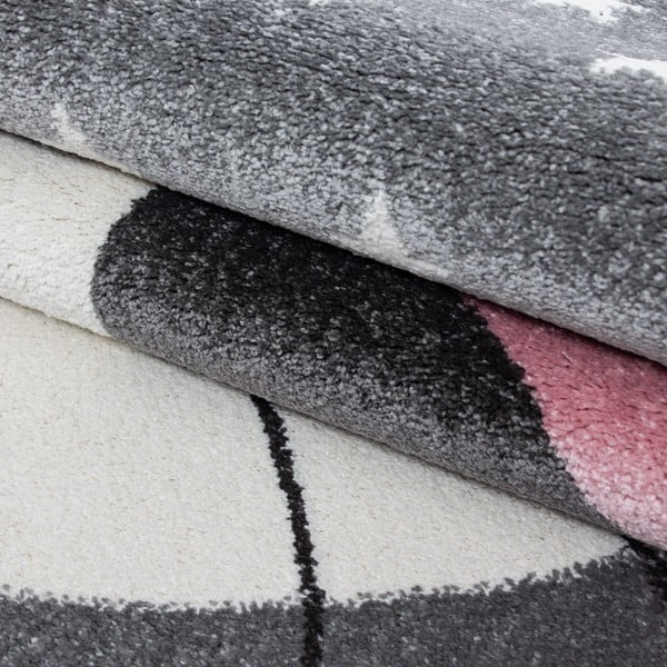 Ružovo-sivý detský koberec 80x150 cm Kids – Ayyildiz Carpets-image-2