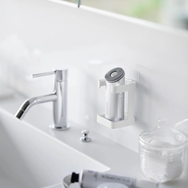 Biely kovový držiak zariadenia starostlivosti o pleť Film Hook – YAMAZAKI-image-4