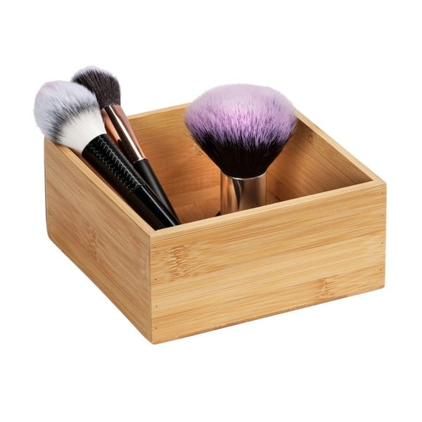 Bambusová úložná priehradka Wenko Terra, šírka 15 cm-image-2