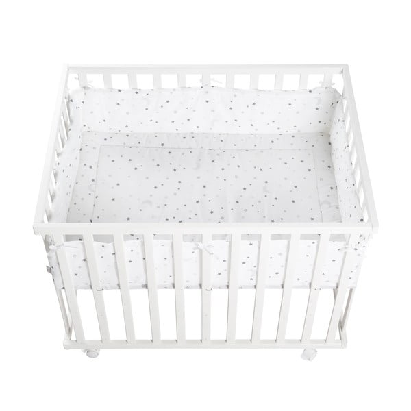 Biela detská ohrádka 100x75 cm Sternenzauber – Roba-image-1