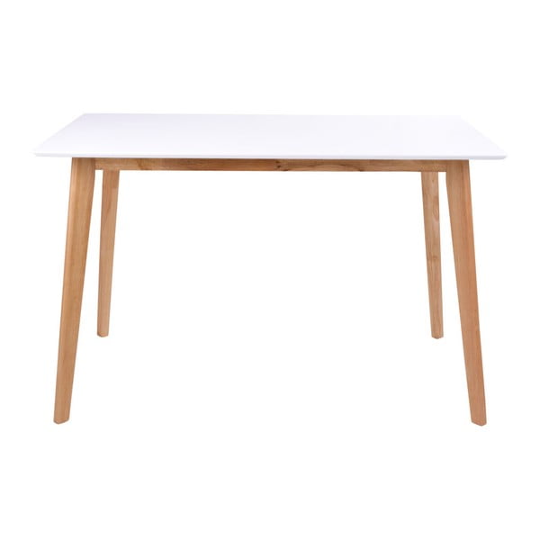 Jedálenský stôl s bielou doskou Bonami Essentials Vojens, 120 x 70 cm