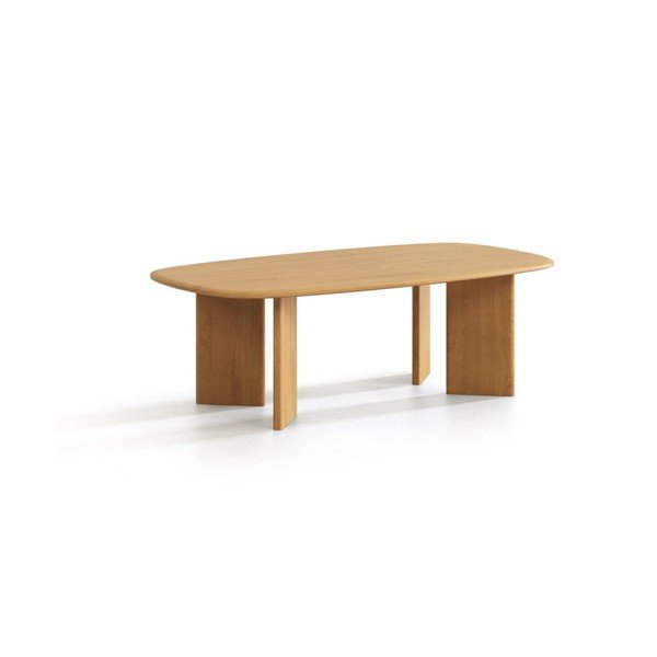 Konferenčný stolík z dubového dreva v prírodnej farbe 60x120 cm Charlotte – Micadoni 