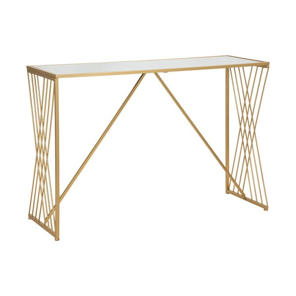Konzolový stolík v zlatej farbe 40x120 cm Easy – Mauro Ferretti-image-4