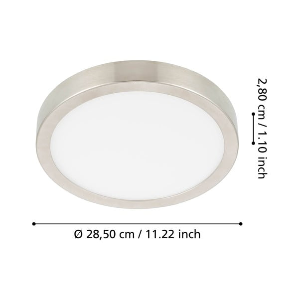 Sivé LED stropné svietidlo FUEVA 5 – EGLO-image-2