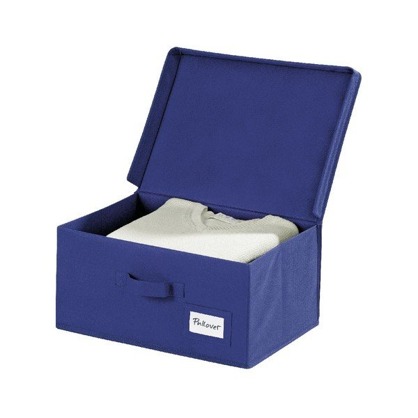 Modrý úložný box Wenko Ocean, dĺžka 39 cm-image-1