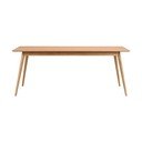 Rozkladací jedálenský stôl s doskou v dekore jaseňového dreva 190x90 cm Yumi - Rowico