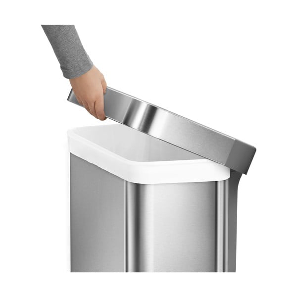 Pedálový odpadkový kôš z nerezovej ocele 45 l - simplehuman-image-4