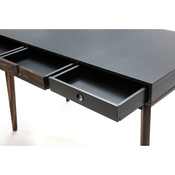 Sivý konzolový stolík s nohami z borovicového dreva Marckeric Kiara-image-4