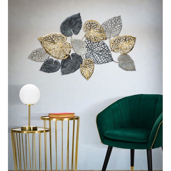 Kovová závesná dekorácia so vzorom listov Mauro Ferretti Ory -C-, 110 x 66 cm-image-1