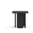Čierny odkladací stolík Teulat Arq