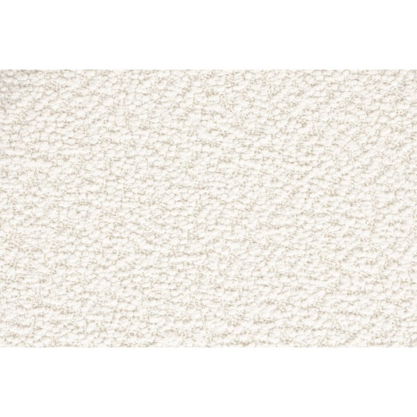 Biely taburet z textílie buklé Marcos – White Label-image-3