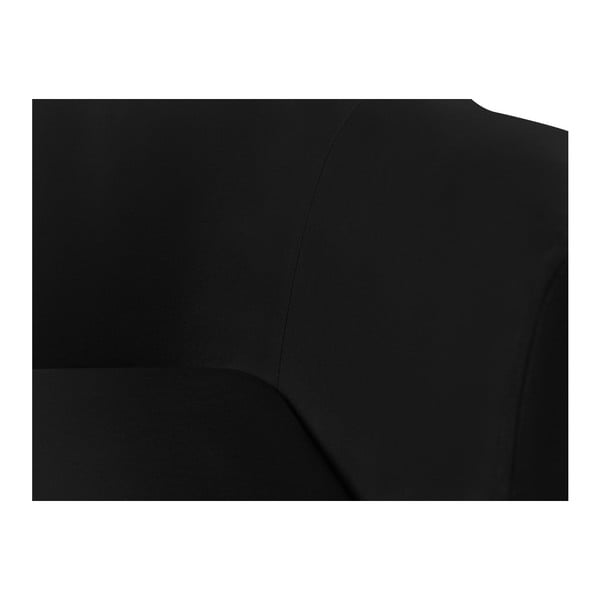 Čierna zamatová pohovka Kooko Home Glam, 175 cm-image-4