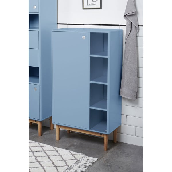 Svetlomodrá vysoká/závesná kúpeľňová skrinka 66x100 cm Color Bath – Tom Tailor-image-1