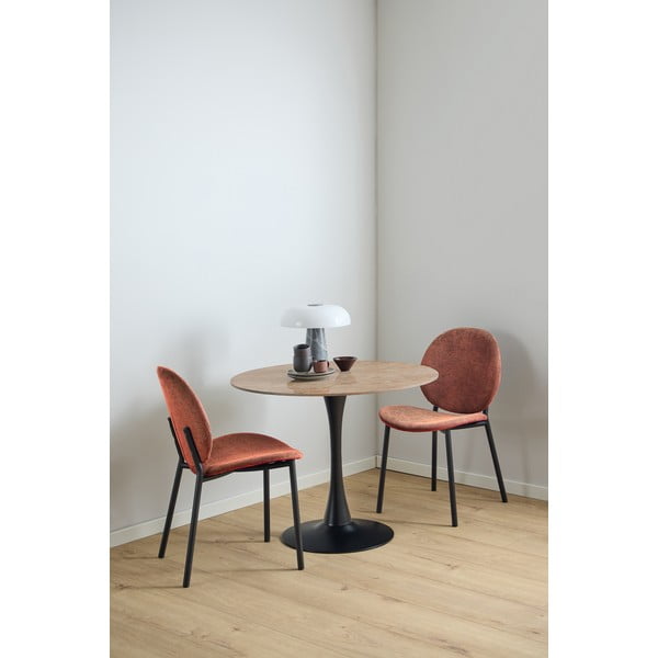 Terakotová jedálenská stolička Cliff – Actona-image-1