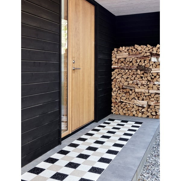 Čierno-krémový vnútorný a vonkajší behúň 70x240 cm Pix Black Vanilla – Pappelina-image-3