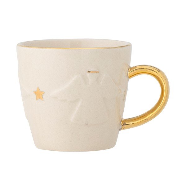 Krémový hrnček na cappuccino z kameniny 200 ml Starry – Bloomingville