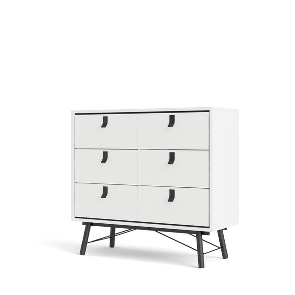 Biela komoda Tvilum Ry, 102 x 95 cm-image-3