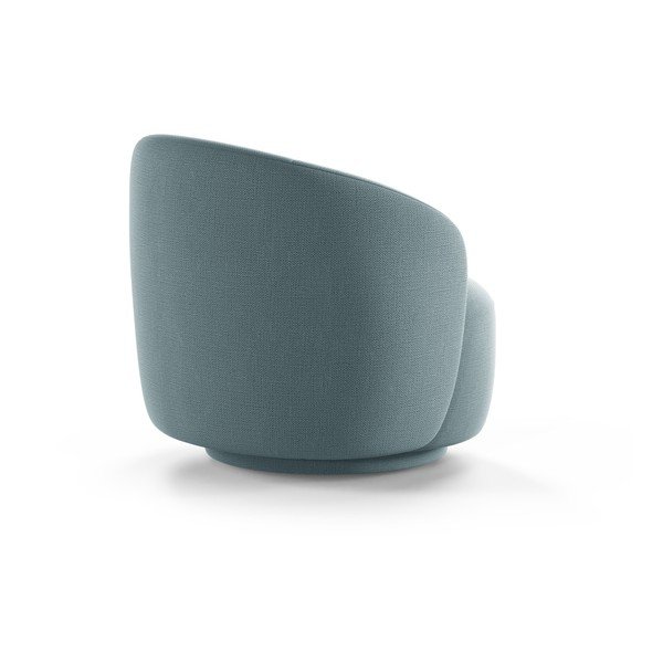 Svetlomodré otočné kreslo Letizia – Micadoni -image-2