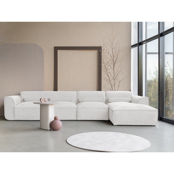 Biela rohová pohovka (pravý roh) Flex Felix – Miuform-image-1