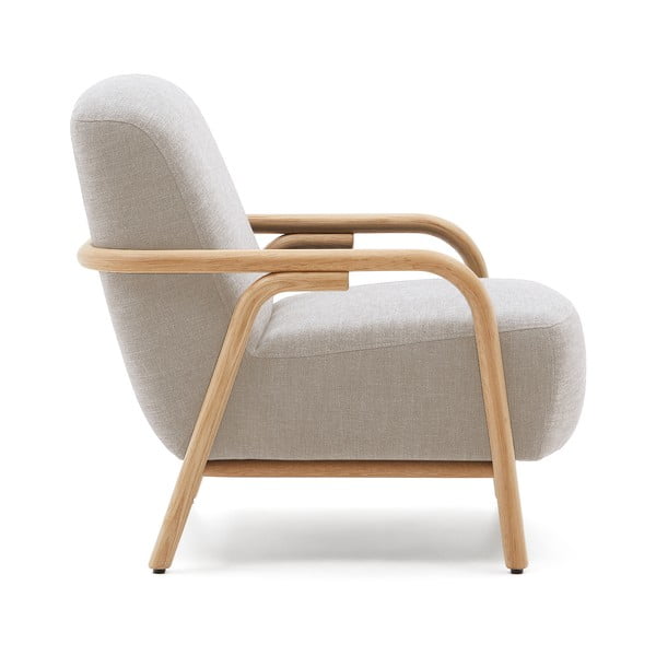 Béžové kreslo Sylo – Kave Home-image-2