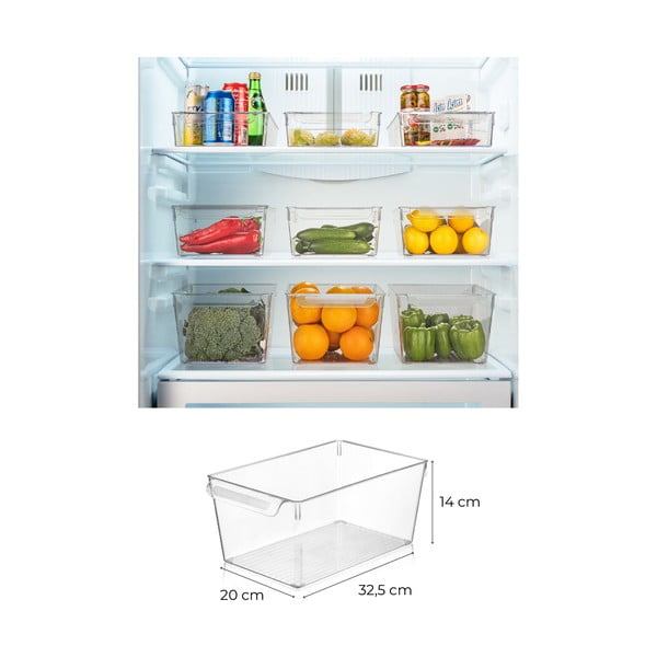 Plastový organizér do chladničky 3 ks - Hermia-image-2