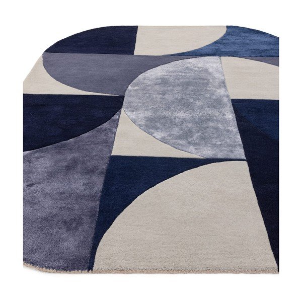 Tmavomodrý vlnený koberec 160x230 cm Indigo – Asiatic Carpets-image-3