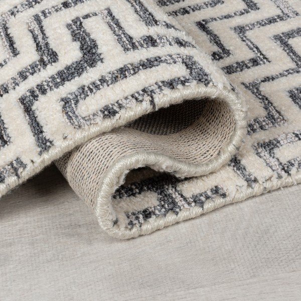 Sivý behúň 80x300 cm Rhett – Flair Rugs-image-3