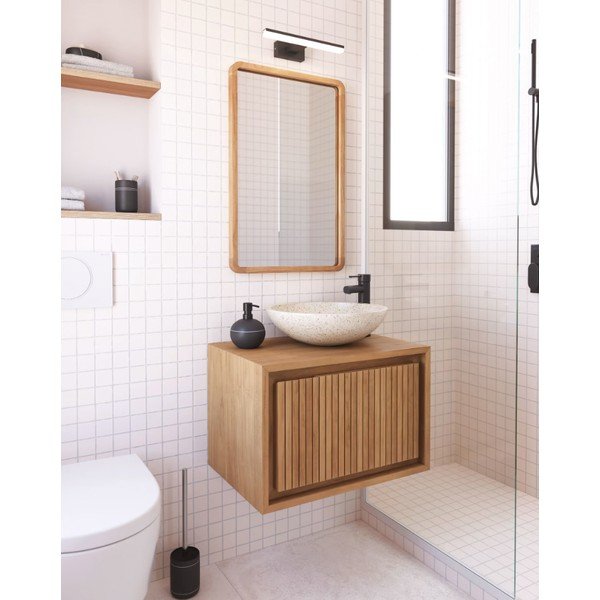 Čierne LED nástenné svietidlo Vissia - Kave Home-image-2