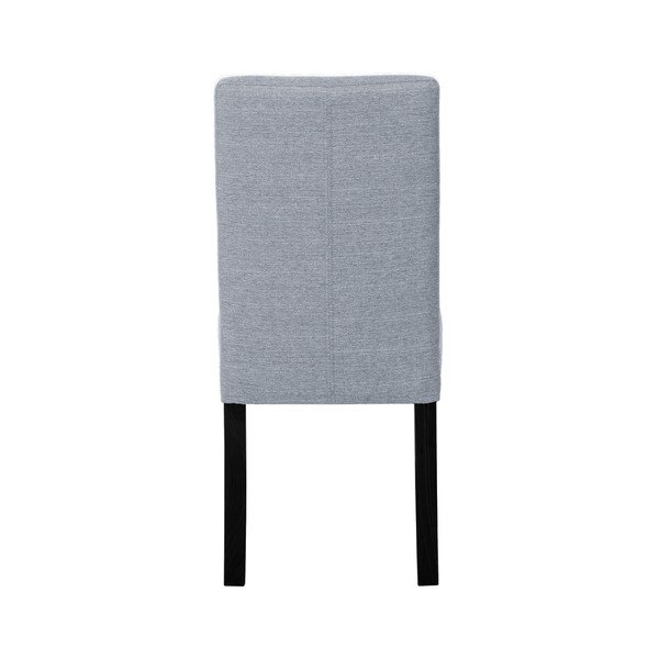 Sivá stolička s čiernymi nohami Ted Lapidus Maison Tonka-image-4