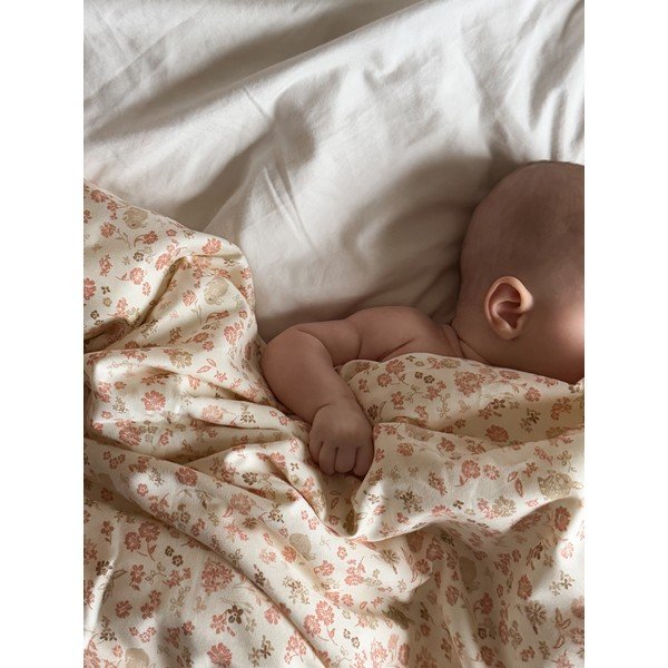 Béžová detská obliečka do postieľky z Bio bavlny 70x100 cm Augusta – Cam Cam Copenhagen-image-3