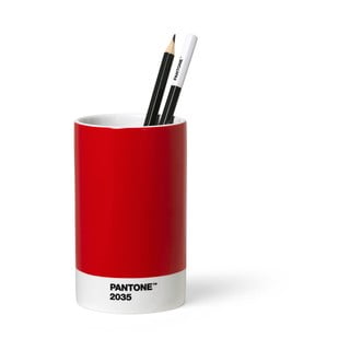 Červený keramický stojan na ceruzky Pantone