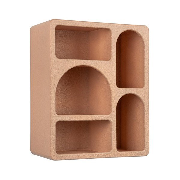 Poschodová polica v terakotovej farbe 40 cm Creamy – Bizzotto