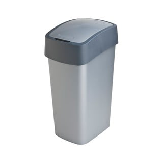 Sivý odpadkový kôš Curver Pacific, 45 l