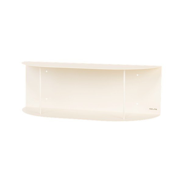 Béžová poschodová kovová polica 60 cm Lina – noo.ma