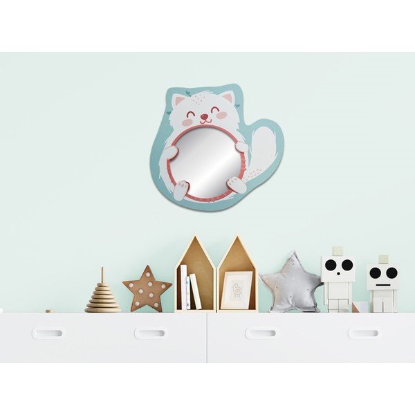 Nástenné zrkadlo ø 20 cm Kitty – Mioli Decor-image-1