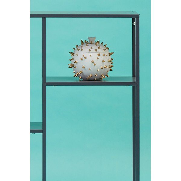 Sivý oceľový regál 80x81x26 cm Acero – Premier Housewares-image-3