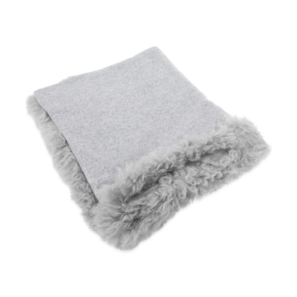 Vlneno-kožušinová deka 140x180 cm – Native Natural-image-3