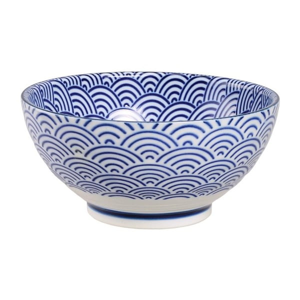 Modrá porcelánová misa Tokyo Design Studio Wave, ⌀ 18,5 cm