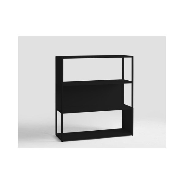 Čierna knižnica Custom Form Hyller Side, výška 110 cm-image-1