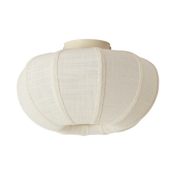 Krémovobiele stropné svietidlo s textilným tienidlom ø 30 cm Zosia – Light & Living