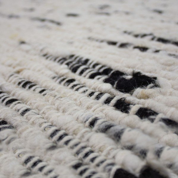 Sivý/slonovinový ručne tkaný vlnený koberec 140x200 cm Ellsa  – Flair Rugs-image-3