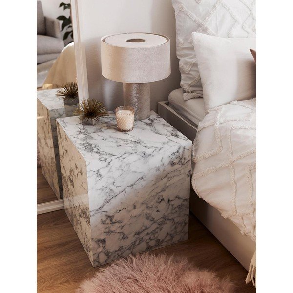 Odkladací stolík v mramorovom dekore Westwing Collection Lesley-image-4