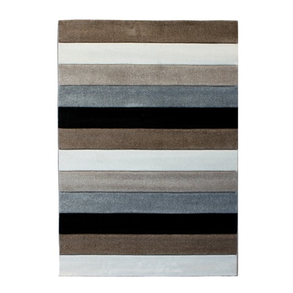 Sivo-hnedý koberec Tomasucci Lines, 160 x 230 cm