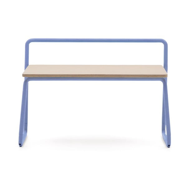 Modrá/v prírodnej farbe lavica Tinn – Kave Home