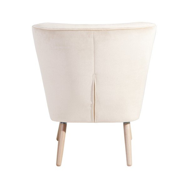 Krémové kreslo Ma× Winzer Neele Velvet-image-1