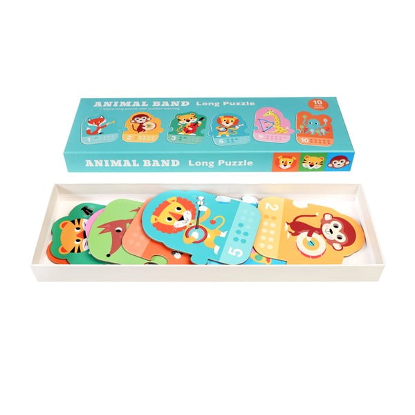 Puzzle (počet dielikov 10) Animal Band – Rex London-image-2